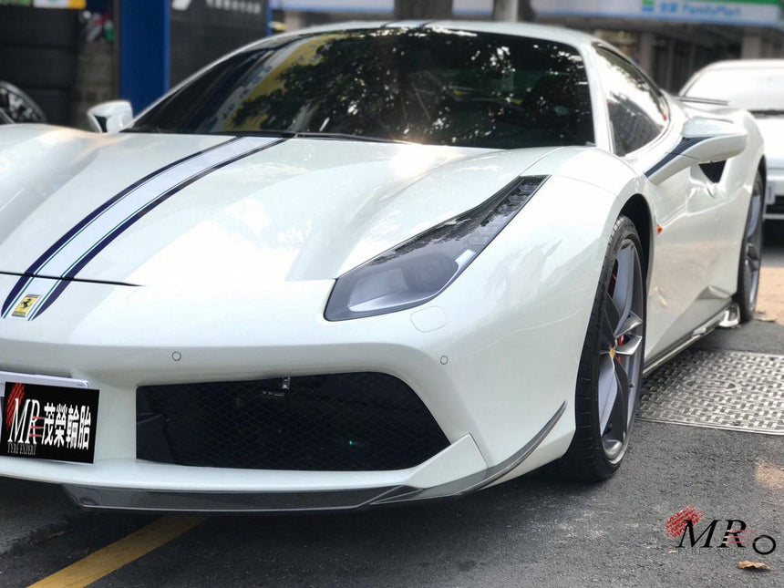 Ferrari 488 GTB Chitu Dry Carbon Fiber Front Lip - Zacoe