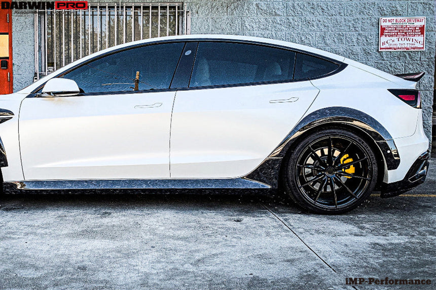 2017-2020 Tesla Model 3 IMPII Performance Partial Carbon Fiber Full Body Kit