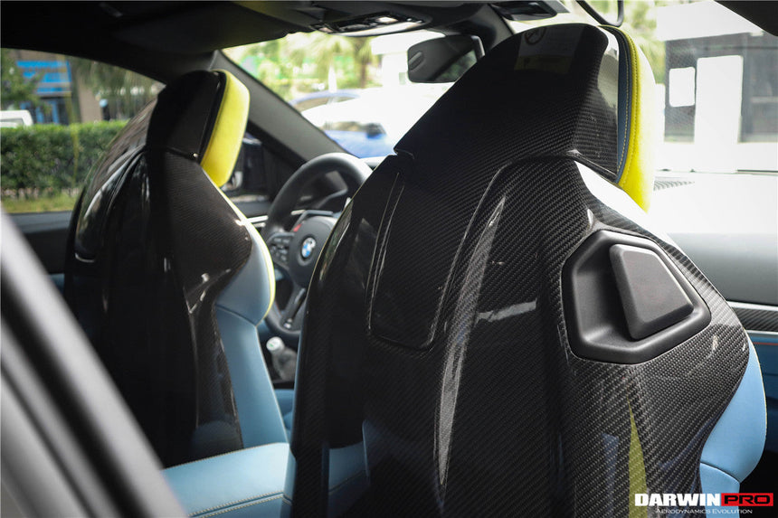 2021-UP BMW M4 G82/G83 Carbon Fiber Seat-Back Cover