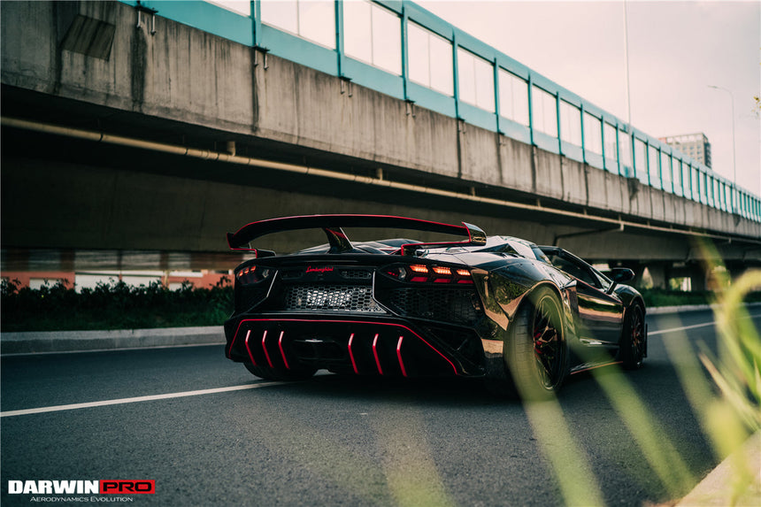 2011-2016 Lamborghini Aventador LP700 Roadster SV-BKSSII Style Wide Body Carbon Fiber Aero Full Kit