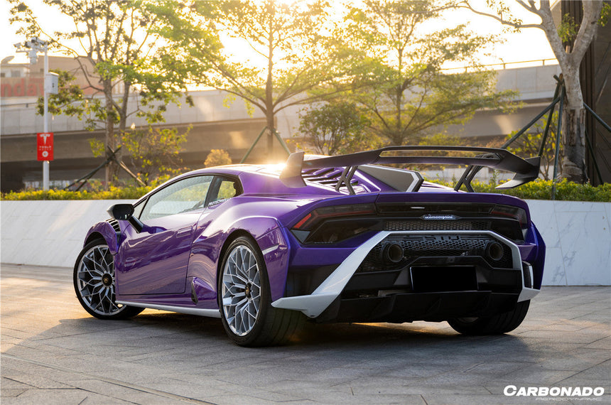 2021-2024 Lamborghini Huracan STO Dry Carbon Fiber Trunk Spoiler Wing Plate