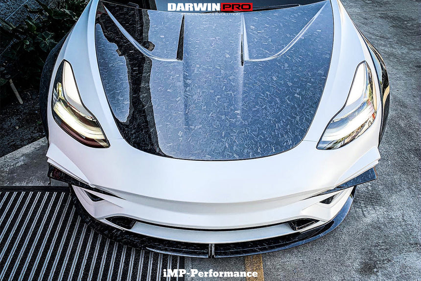 2017-2023 Tesla Model 3 IMP Performance Partial Carbon Fiber Front Bumper