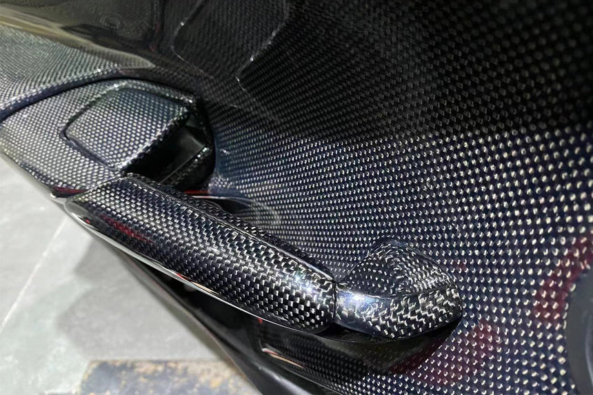 2015-2020 Ferrari 488 GTB & Spider Carbon Fiber Door Handle Interior