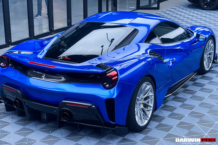 2015-2020 Ferrari 488 GTB & Spyder Pista Style Side Skirts