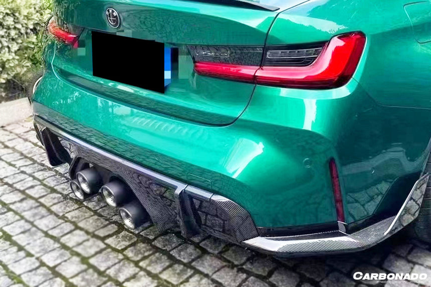 2021-UP BMW M3 G80 MP Style Carbon Fiber Rear Caps