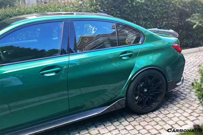 2021-UP BMW M3 G80 MP Style Carbon Fiber Rear Caps