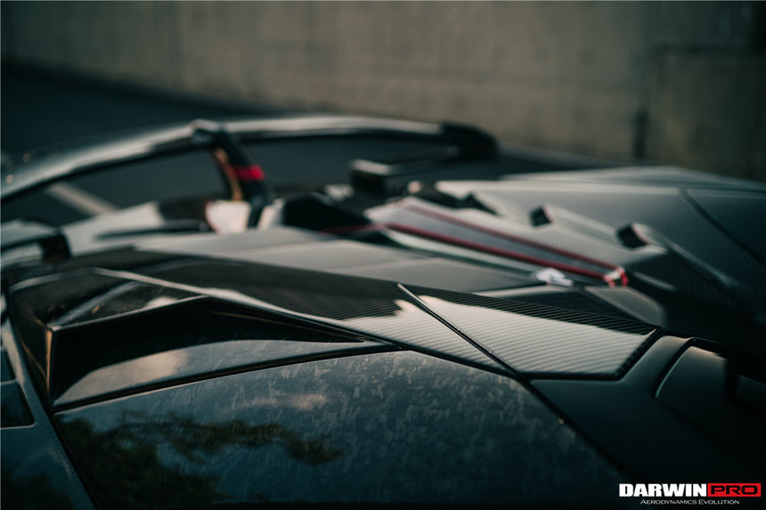 2011-2016 Lamborghini Aventador LP700 Roadster SV-BKSSII Style Wide Body Carbon Fiber Aero Full Kit