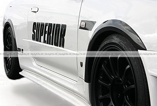 Nissan Skyline R34 - Superior AC Style CF/FRP Fender Flares 4Pcs