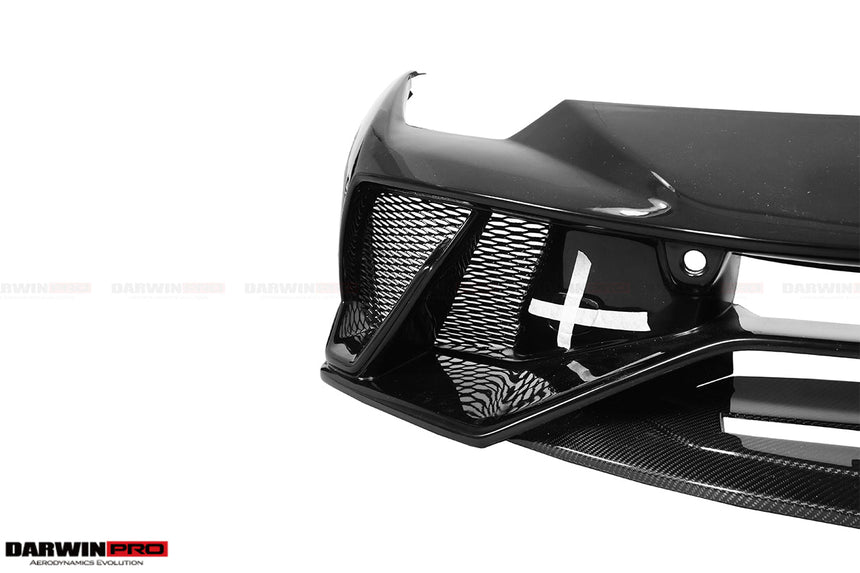2015-2020 Lamborghini Huracan LP610/LP580/EVO Performante Style Partial Carbon Front Bumper