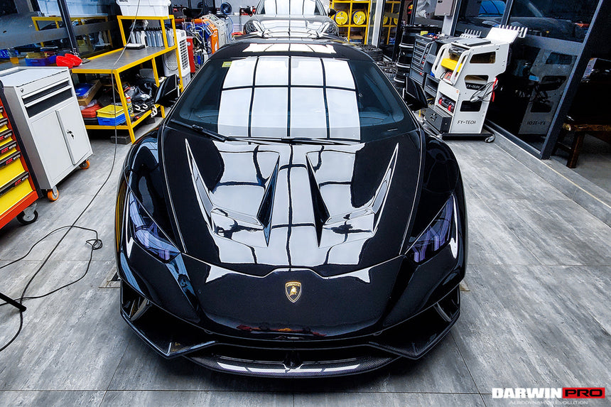 2015-2021 Lamborghini Huracan LP610/LP580/EVO BKSS Style Carbon Fiber Hood