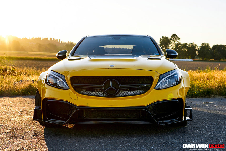 2015-2018 Mercedes Benz W205 C63/S AMG Sedan IMP Performance Partial Carbon Fiber Full Body Kit