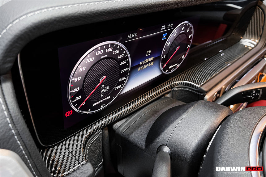 2019-2023 Mercedes Benz W464 G550/G63AMG G-Class G Wagon Dry Carbon Fiber Repalcement Interiors