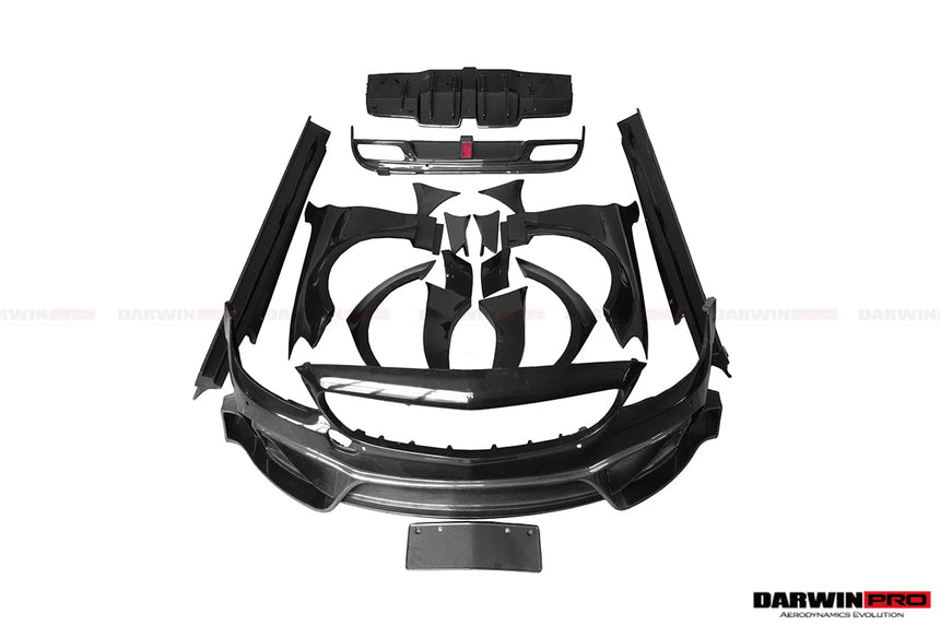 2015-2018 Mercedes Benz W205 C63/S AMG Sedan IMP Performance Partial Carbon Fiber Full Body Kit