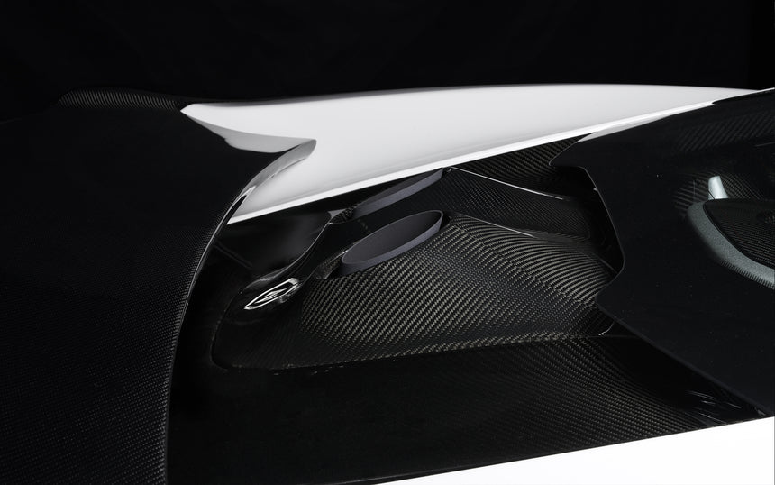 McLaren 650S Dry Carbon Fiber Fiber Volcano Conversion Kit Engine Cover - Zacoe