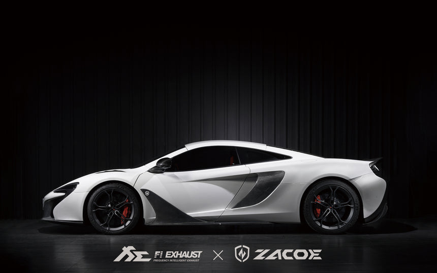 McLaren 650S Dry Carbon Fiber Fiber Rear Bumper Sides Set- Zacoe