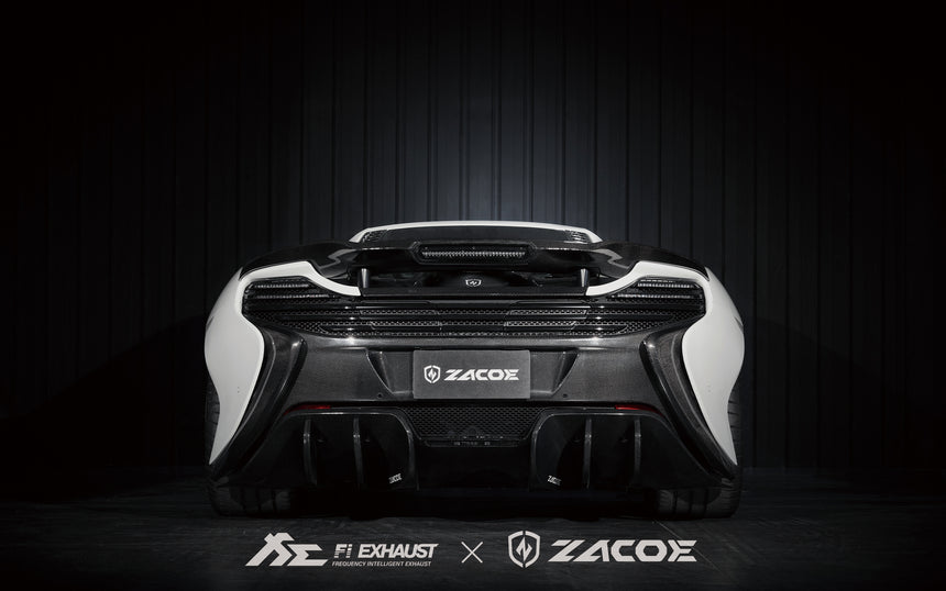 McLaren 650S Dry Carbon Fiber Fiber Rear Bumper Sides Set- Zacoe