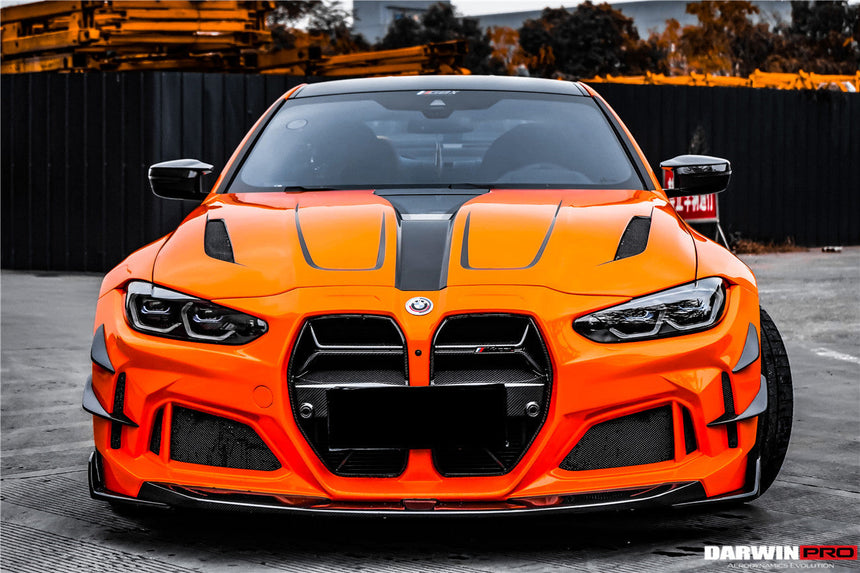2021-UP BMW M4 G82/G83 BKSSII Style Front Bumper and Front Fender and Side Skirts