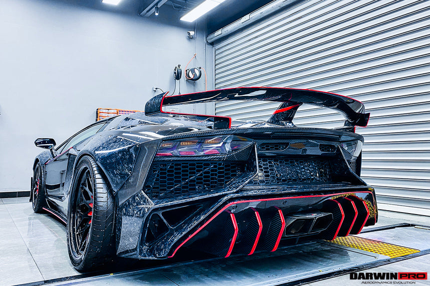 2011-2016 Lamborghini Aventador LP700 Coupe SV-BKSSII Style Wide body Carbon Fiber Aero Full Kit
