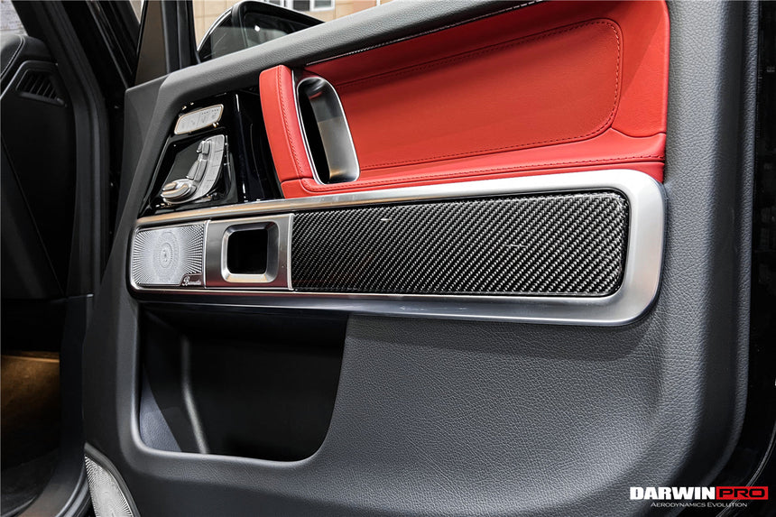 2019-2023 Mercedes Benz W464 G550/G63AMG G-Class G Wagon Dry Carbon Fiber Repalcement Interiors