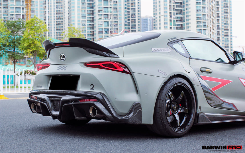 2019-UP Toyota GR Supra (J29/DB) A90 A91 BKSS Style Carbon Fiber Rear Diffuser Lip