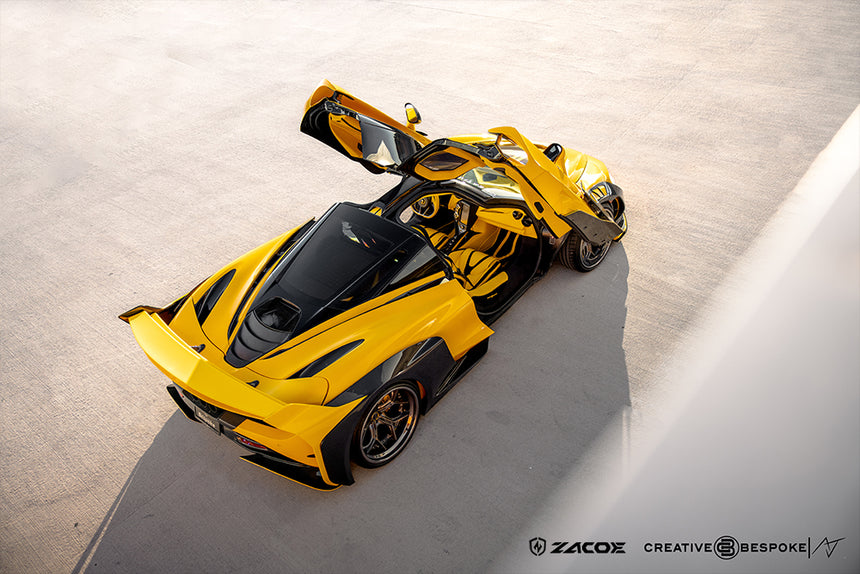 McLaren 720S Galaxy Wide Dry Carbon Fiber Full Kit - Zacoe