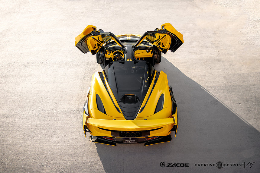 McLaren 720S Galaxy Wide Dry Carbon Fiber Full Kit - Zacoe