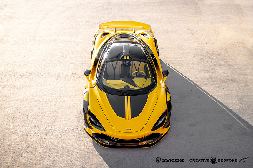 McLaren 720S Galaxy Wide Dry Carbon Fiber Full Kit - Zacoe