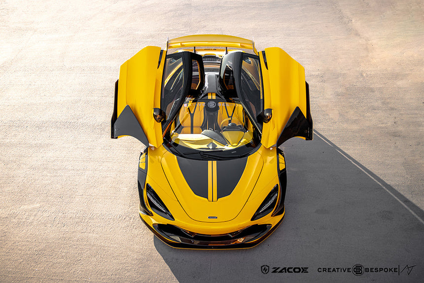 McLaren 720S Galaxy Wide Dry Carbon Fiber Full Kit (NO HOOD / NO EXHAUST) - Zacoe