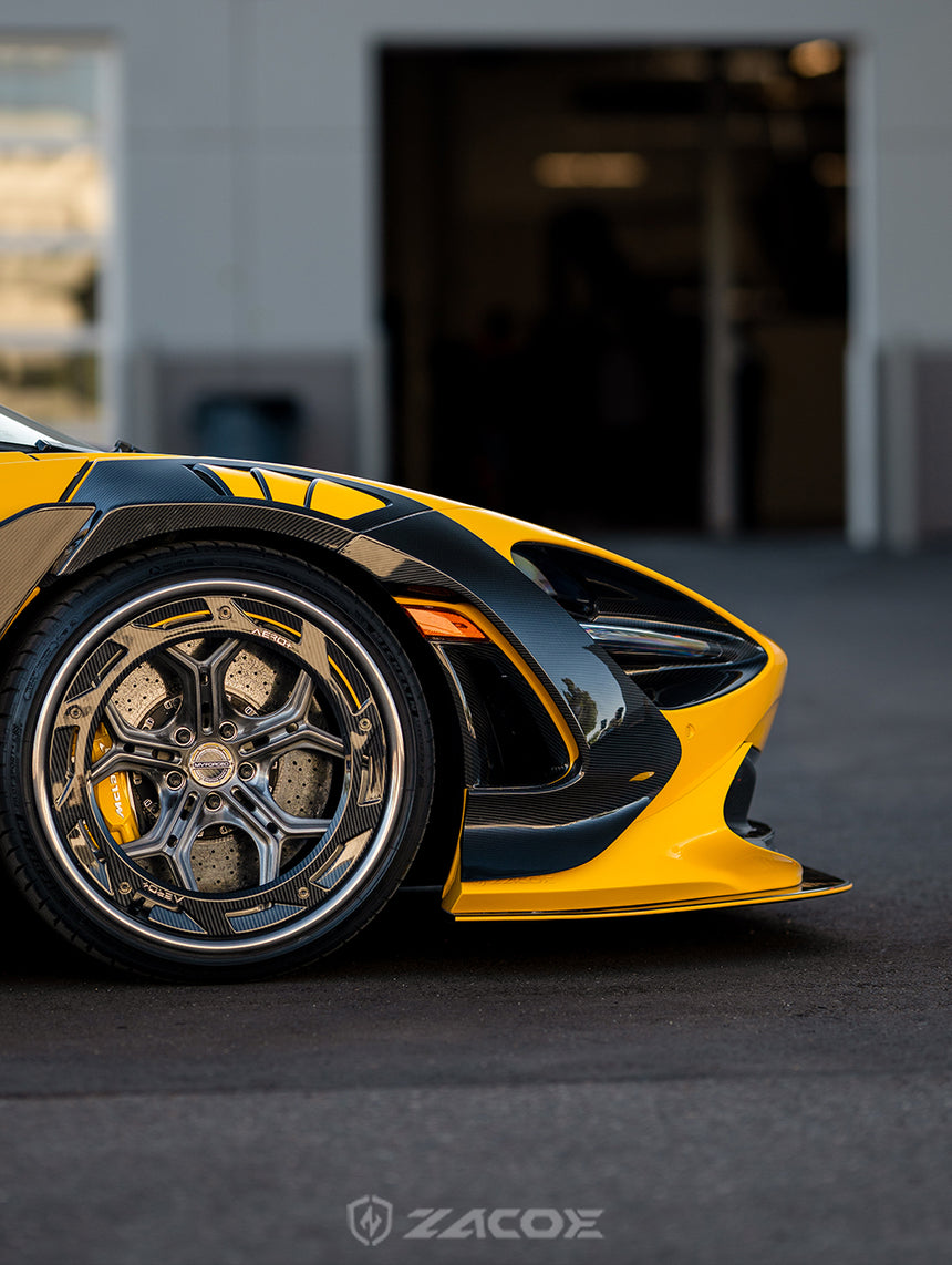 McLaren 720S Galaxy Wide Dry Carbon Fiber Full Kit - Zacoe