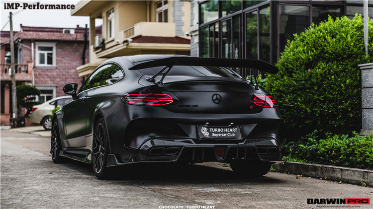 2015-2021 Mercedes Benz C-Class W205 Coupe IMP Performance Carbon Fiber Trunk Spoiler