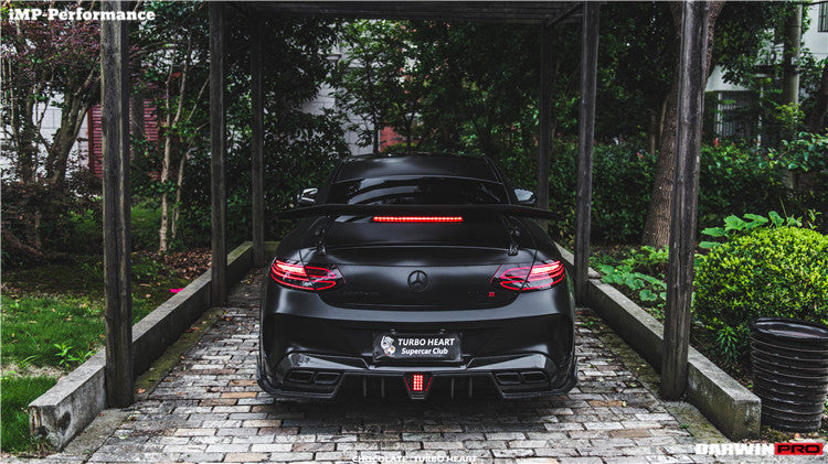 2015-2021 Mercedes Benz C-Class W205 Coupe IMP Performance Carbon Fiber Trunk Spoiler