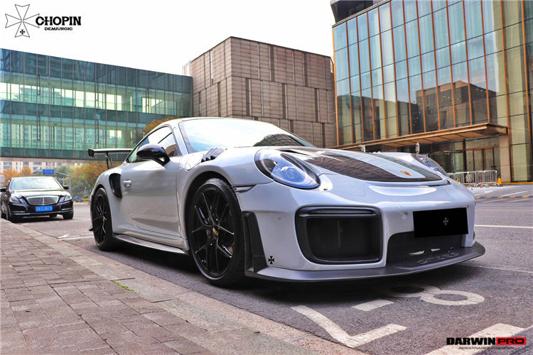 2016-2019 Porsche 911 991.2 Carrera /Targa 4/4S GT2RS Style Partial Carbon Fiber Front Bumper