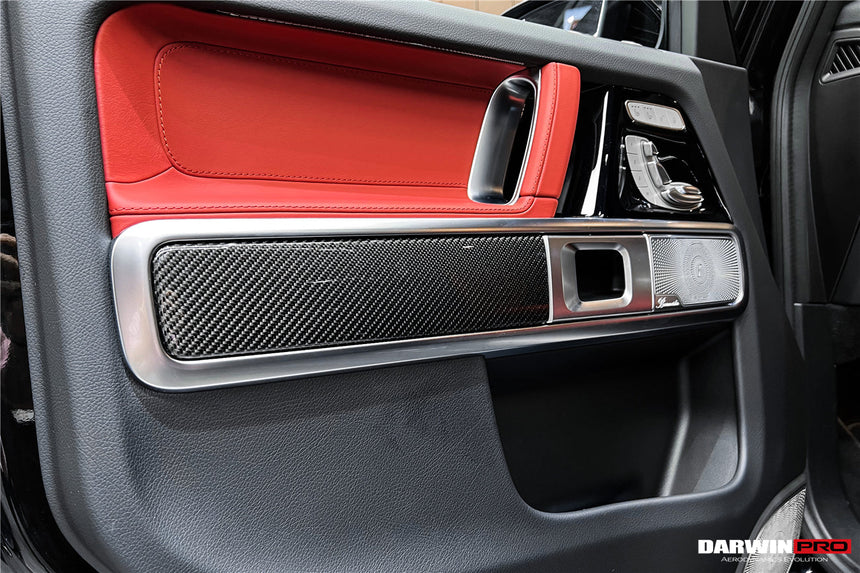 2019-2023 Mercedes Benz W464 G550/G63AMG G-Class G Wagon Dry Carbon Fiber Repalcement Interiors