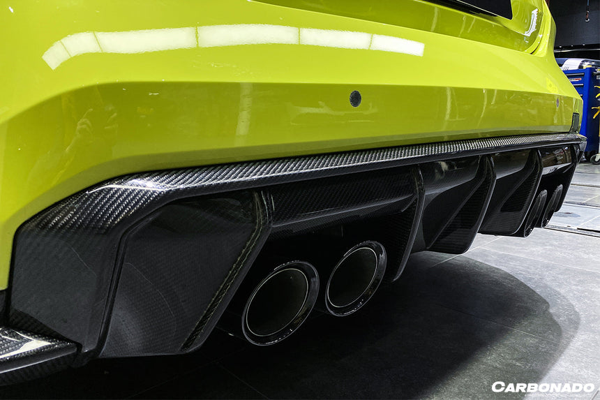 2021-UP BMW M4 G82/G83/G80 M3 MP Style Carbon Fiber Quad Rear Lip
