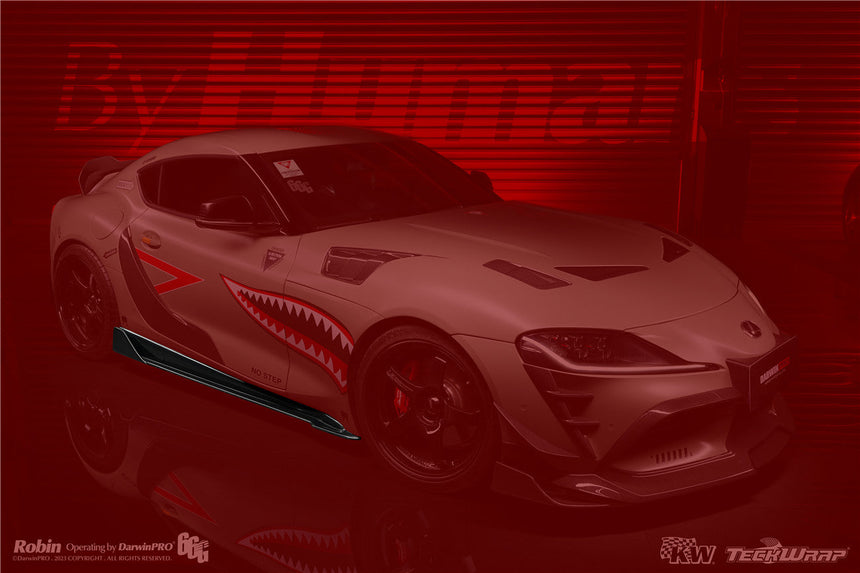 2019-UP Toyota GR Supra (J29/DB) A90 A91 BKSS Style Carbon Fiber Side Skirts