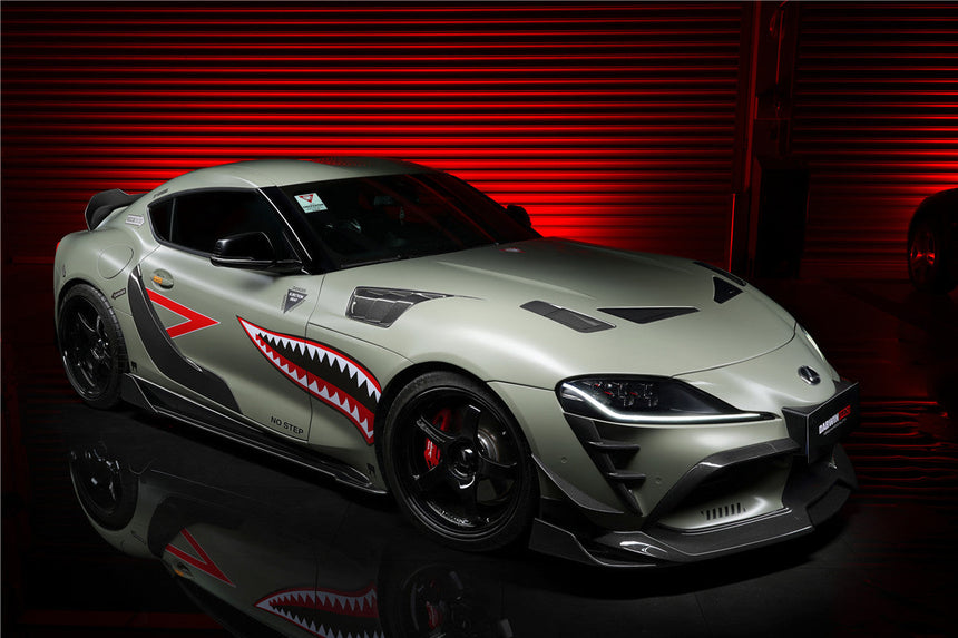 2019-UP Toyota GR Supra (J29/DB) A90 A91 BKSS Style Carbon Fiber Side Skirts