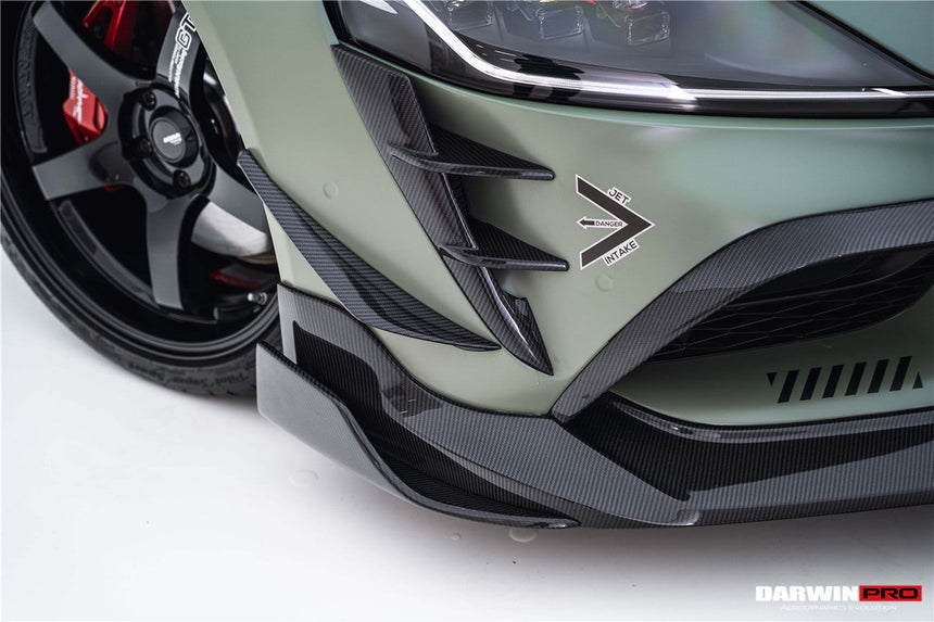 2019-UP Toyota GR Supra (J29/DB) A90 A91 BKSS Style Carbon Fiber Front Canards