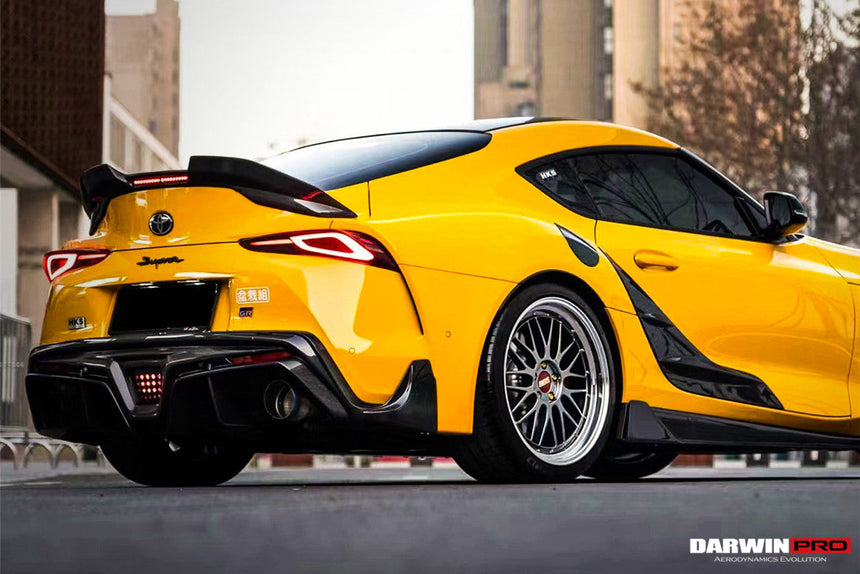 2019-UP Toyota GR Supra (J29/DB) A90 A91 BKSS Style Carbon Fiber Rear Diffuser Lip