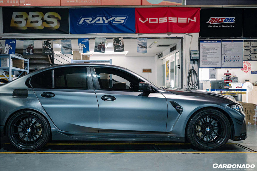 2021-UP BMW M3 G80 MP Style Carbon Fiber Side Skirts