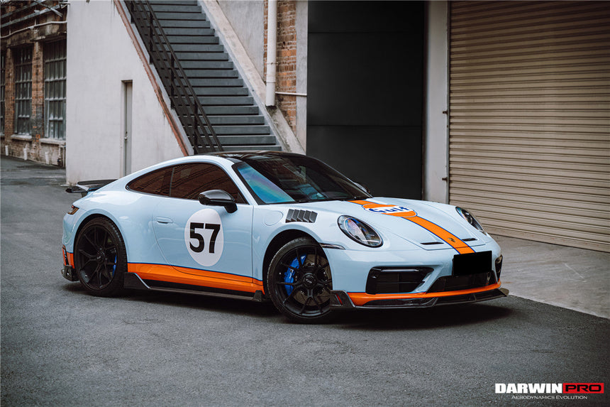 2019-2023 Porsche 911 992 Carrera S/4/4S/Targa/Cabriolet BKSS Style Side Skirts