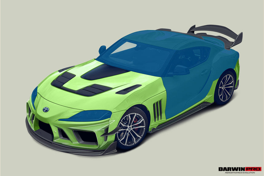 2019-UP Toyota GR Supra (J29/DB) A90 A91 BKSSII Style Carbon Fiber Hood