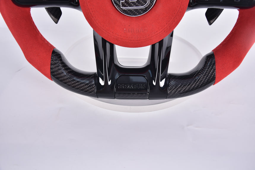 Mercedes GClass G63 Carbon Fiber With Shifter Screen Steering Wheel