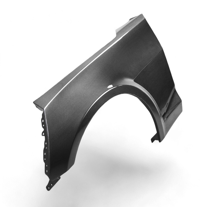 Type-SS carbon fiber fenders for 2016-2024 Chevrolet Camaro - vented (0.40 inches wider)
