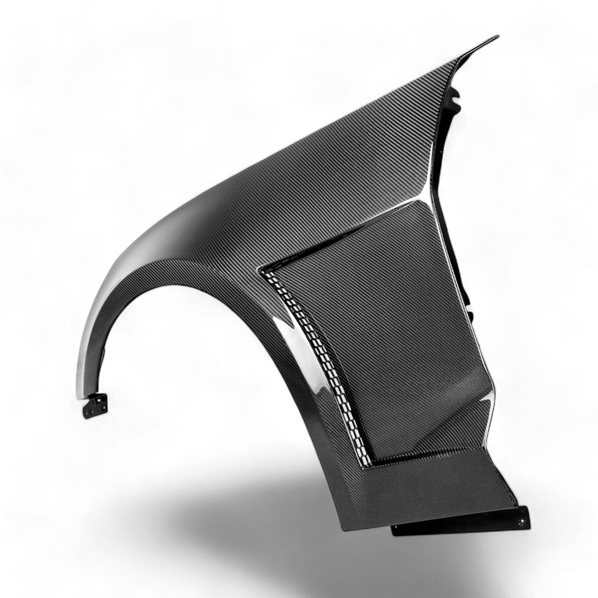 Type-SS carbon fiber fenders for 2016-2024 Chevrolet Camaro - vented (0.40 inches wider)
