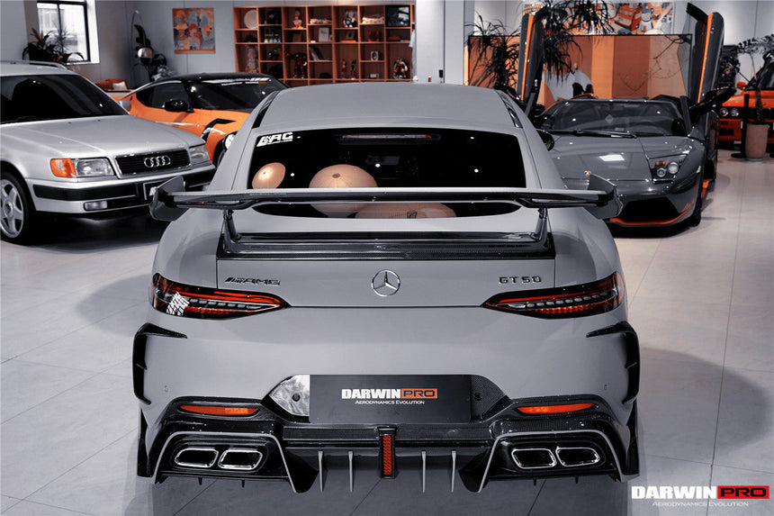 2019-2024 Mercedes Benz AMG GT50 GT53 GT43 GT63 GT63S 4Door Coupe X290 IMP Performance Ver.2 Part Carbon Fiber Rear Bumper