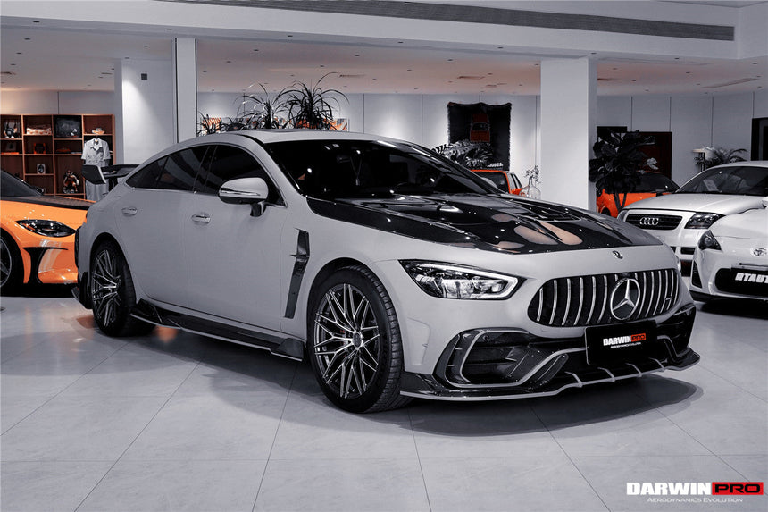 2019-2024 Mercedes Benz AMG GT50 GT53 GT43 GT63 GT63S 4Door Coupe X290 IMP Performance Ver.2 Side Skirts
