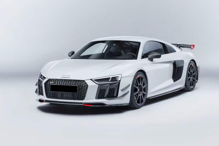 2016-2018 Audi R8 GEN2 Coupe & Spyder Performance Parts Style Dry Carbon Fiber Front Lip