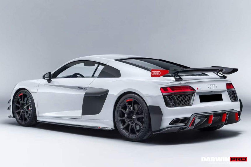 2016-2024 Audi R8 Coupe&Spyder GT4 Style Dry Carbon Fiber Side Door Panel Blades