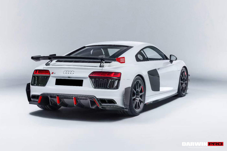2016-2024 Audi R8 Coupe&Spyder GT4 Style Dry Carbon Fiber Side Door Panel Blades