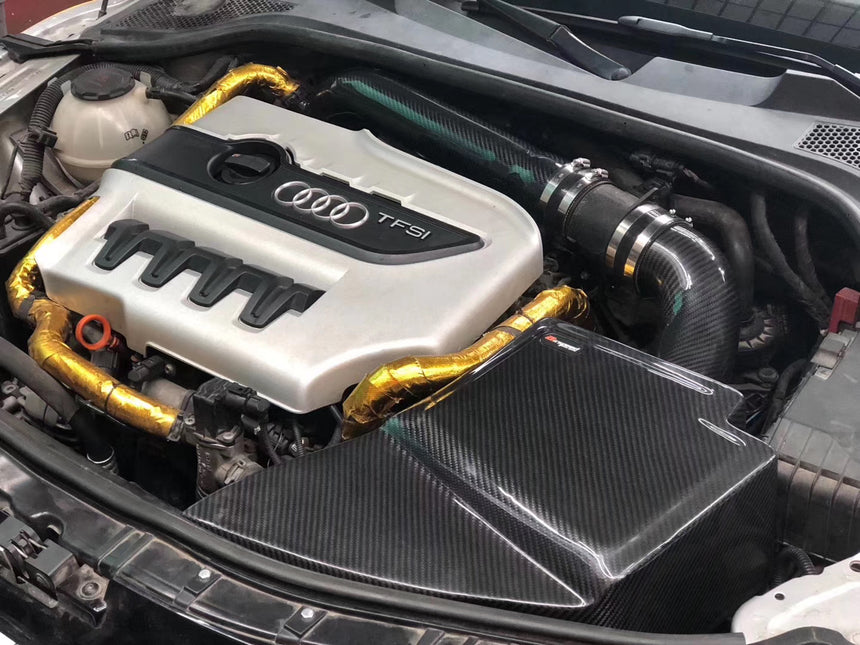AUDI TT,TTS EA113 8J Airspeed Brand 100% Dry Carbon Fiber Cold Air Intake System